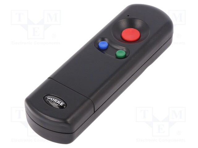 Remote control; -10÷55°C; Dim: 125x38x22mm; Range: 300÷600m; 93%