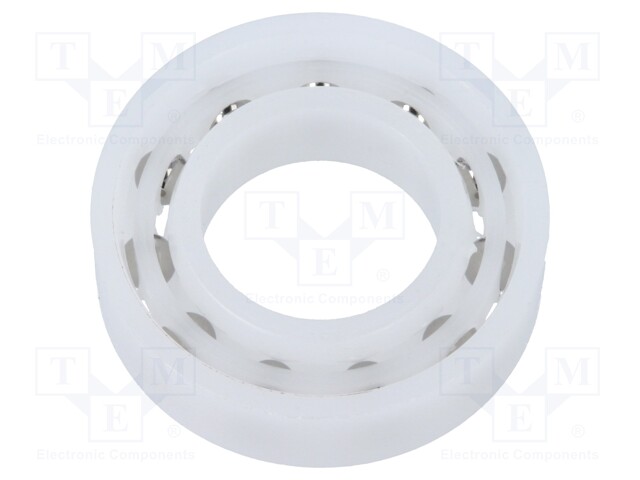 Bearing: ball; Øint: 10mm; Øout: 19mm; W: 5mm; Cage: polyamide