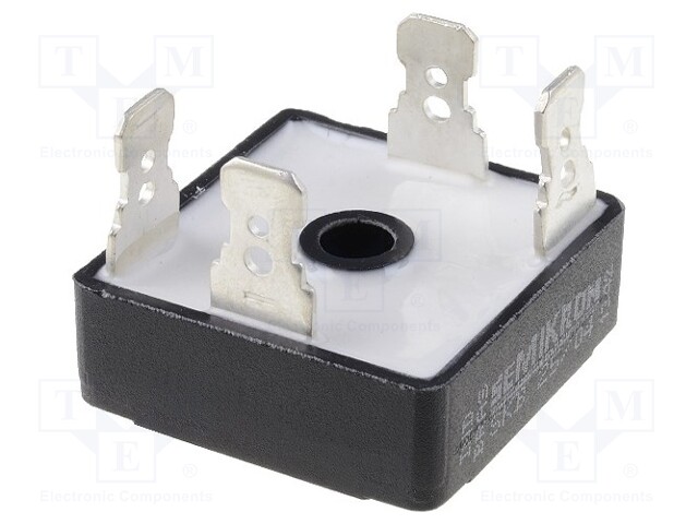 Single-phase bridge rectifier; Urmax: 400V; If: 17A; Ifsm: 320A