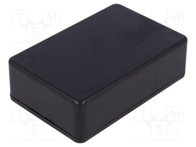 Enclosure: multipurpose; X: 56mm; Y: 85mm; Z: 25mm; 1591S; ABS; black