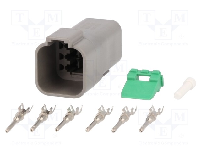 Connector: wire-wire; DT; plug; male; Size: 16; 0.75÷2mm2; PIN: 6