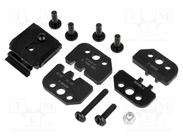 Crimping jaws; terminals; Series: MATE-N-LOK