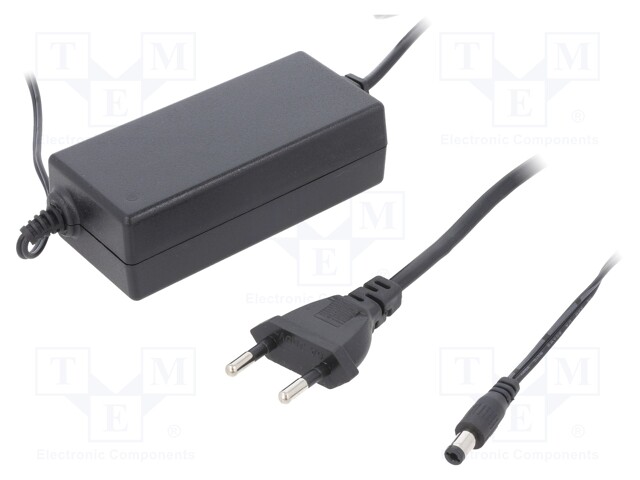 Power supply: switched-mode; 12VDC; 3A; Out: 5,5/2,1; 36W; desktop