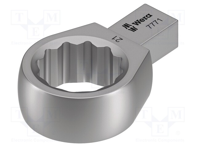 Tip of a torque wrench; box; Mounting: 9x12; 21mm