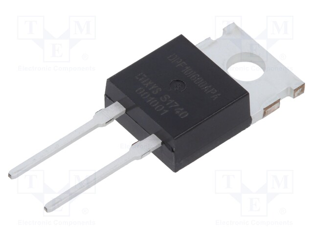 Diode: rectifying; 600V; 10A