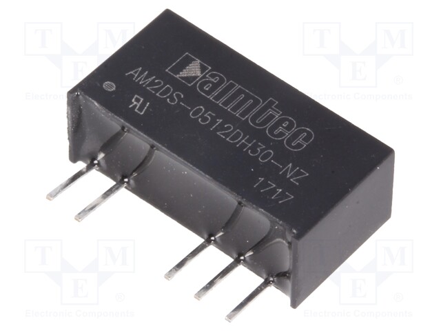 Converter: DC/DC; 2W; Uin: 4.5÷5.5V; Uout: 12VDC; Uout2: -12VDC; SIP7