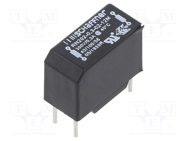 Inductor: wire with current compensation; THT; 12mH; 300mA