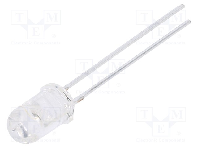 IR transmitter; 5mm; T-1 3/4; 850nm; transparent; 50mW; 22°; THT