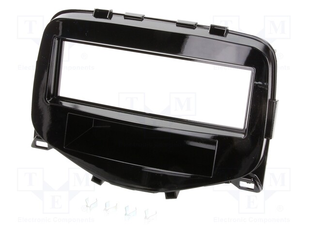 Radio mounting frame; Citroën,Peugeot,Toyota; 1 DIN