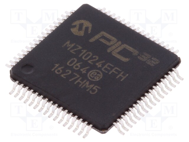 PIC microcontroller; Memory: 1024kB; SRAM: 512kB; 2.2÷3.6VDC; SMD