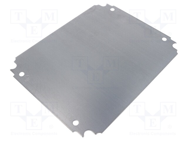 Mounting plate; galvanised steel; W: 250mm; L: 300mm