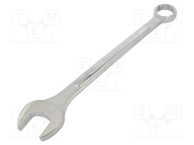 Wrench; bent,combination spanner; 44mm; Chrom-vanadium steel