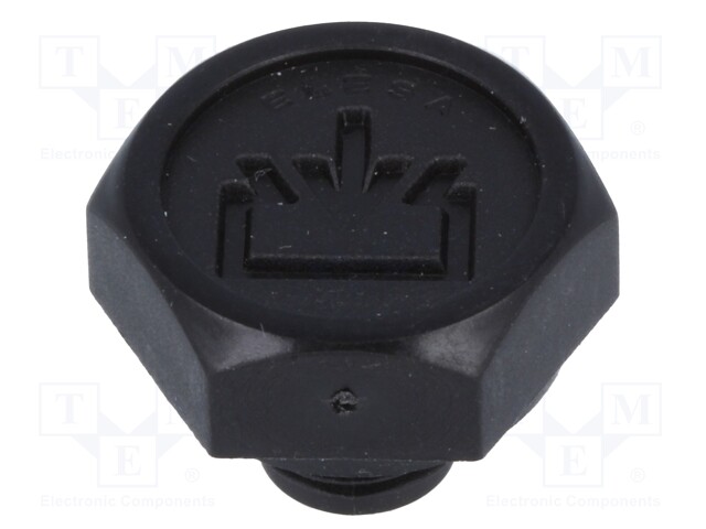 Fill plug; without side hole; Thread: G 1/8"; Overall len: 16mm