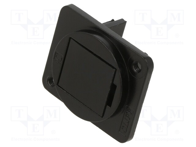 Protection cap; black; metal; Case: XLR standard; 19x24mm