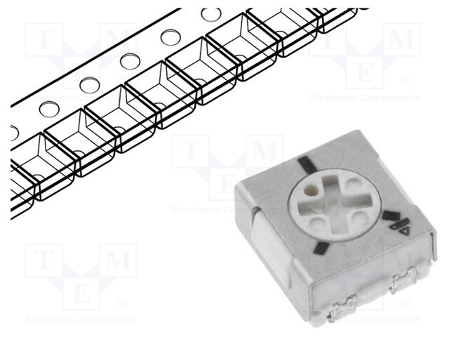 Potentiometer: mounting; single turn; 1kΩ; 250mW; SMD; ±20%; linear