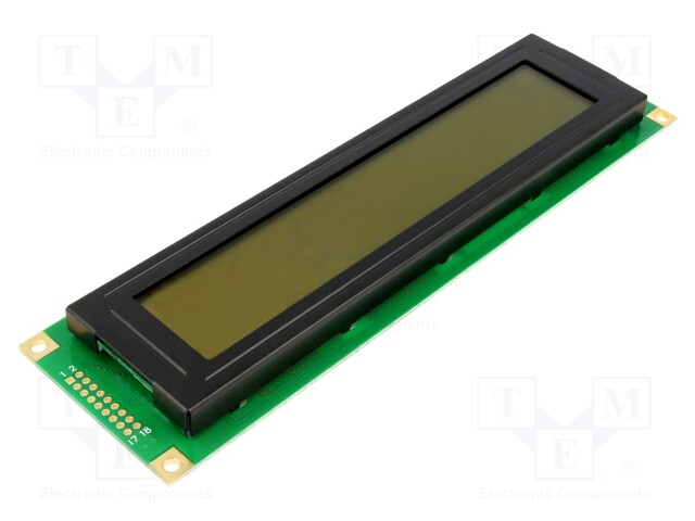 Display: LCD; alphanumeric; FSTN Positive; 40x4; 190x54x13.7mm