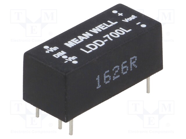 Converter: DC/DC; 22W; Uin: 9÷36V; Uout: 2÷32VDC; Iin: 700mA; 4g; IP67