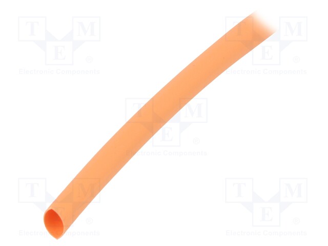 Heat shrink sleeve; glueless; 2: 1; 4.8mm; orange; polyolefine