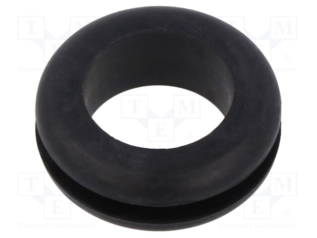 Grommet; black; UL94HB; TPR