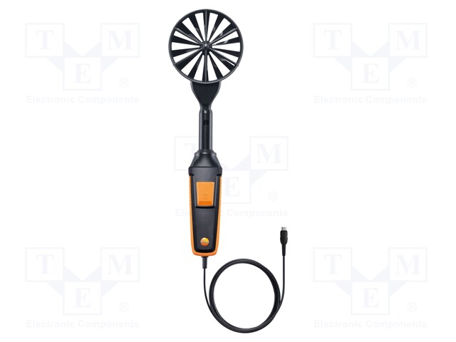 Probe: vane; -20÷70°C; Accur: ±0,5°C; 0.1°C; Probe dia: 100mm