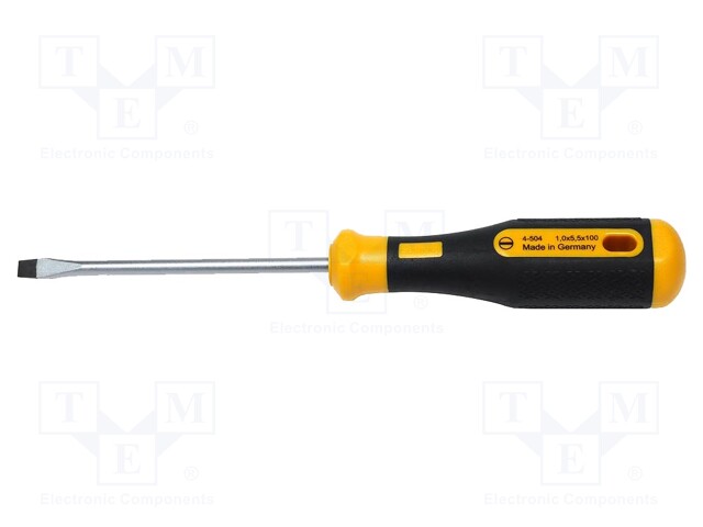 Screwdriver; slot; 5,5x1,0mm; POWERline; Blade length: 100mm