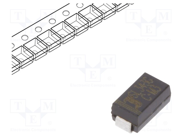 Diode: Schottky rectifying; SMD; 40V; 3A; Ufmax: 0.45V; SMA