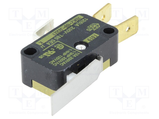 Microswitch SNAP ACTION; with lever; SPDT; 12A/250VAC; ON-(ON)