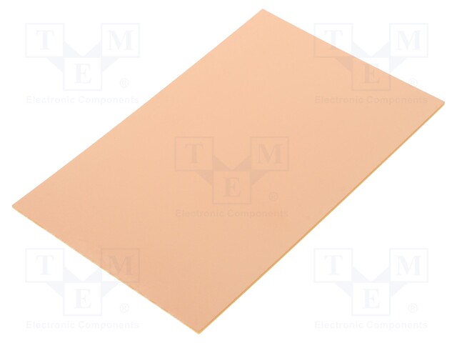 Laminate; hard paper; 1.6mm; L: 100mm; W: 160mm; Coating: copper