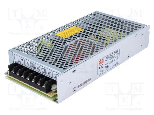 Power supply: switched-mode; modular; 144W; 24VDC; 199x98x38mm