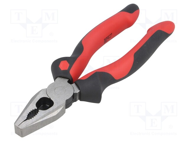 Pliers; universal; 180mm; Industrial; Blade: about 64 HRC