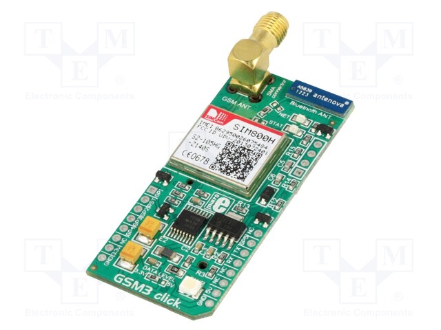 Click board; GSM/GPRS; GPIO,UART; SIM800H; 3.3/5VDC