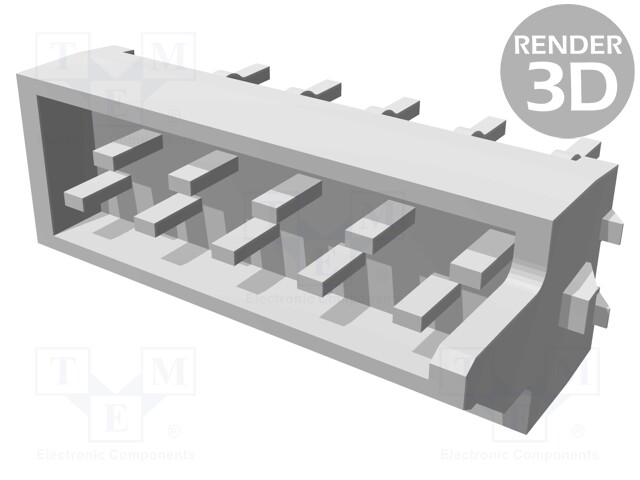 Socket; Micro-MaTch; male; PIN: 10; THT; on PCBs; Layout: 2x5; 1.27mm