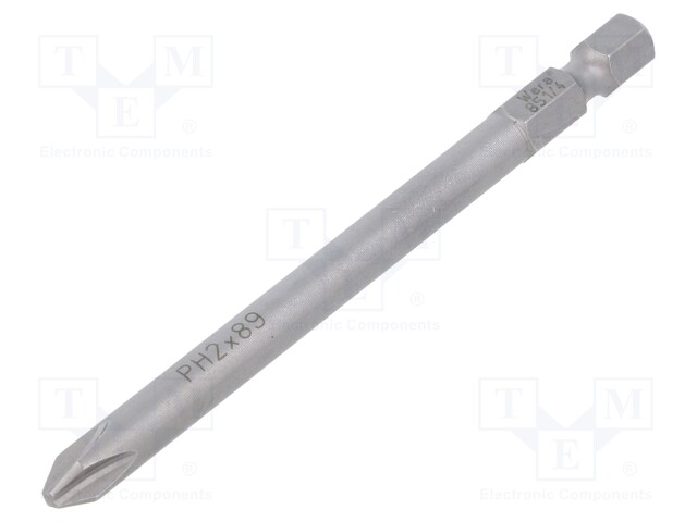 Holders for screwdriver bits; Phillips; PH2; Overall len: 89mm