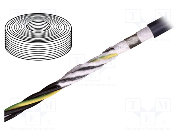 Wire: control cable; chainflex® CFROBOT2; 5G0,75mm2; PUR; Cu