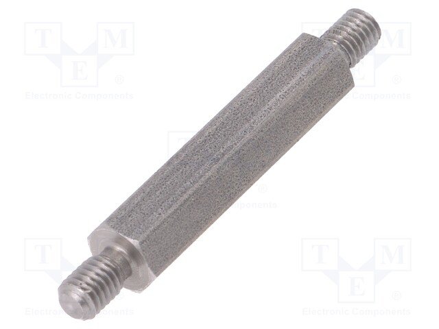 Screwed spacer sleeve; 35mm; Ext.thread: M5; hexagonal