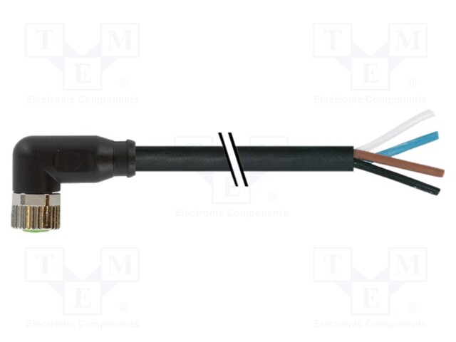 Connection lead; female; IP67; 50VAC; 60VDC; 4A; 3m; Series: 7000