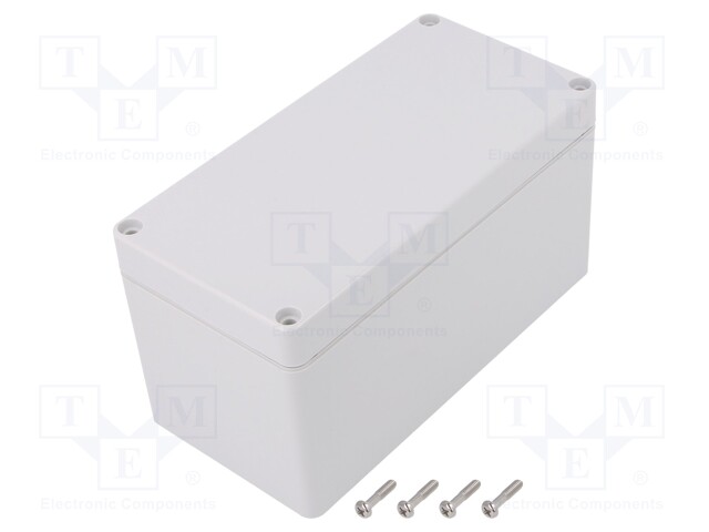 Enclosure: multipurpose; X: 80mm; Y: 160mm; Z: 85mm; polycarbonate