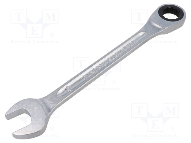 Wrench; combination spanner; 24mm; chromium plated steel