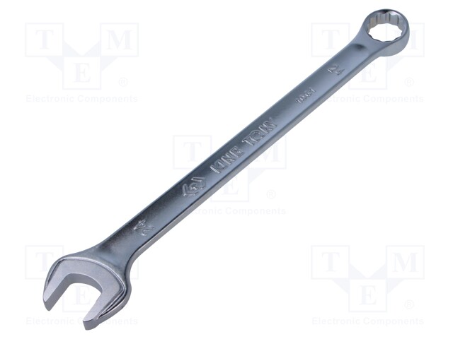 Wrench; combination spanner; 24mm; Chrom-vanadium steel; long