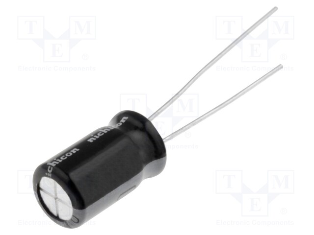 Capacitor: electrolytic; THT; 47uF; 63VDC; Ø6.3x11mm; Pitch: 2.5mm