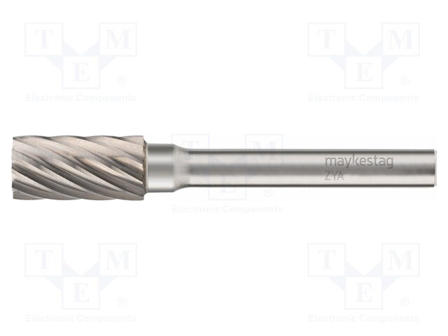 Rotary burr; Ø: 6mm; L: 50mm; metal,stainless steel; rod 6mm