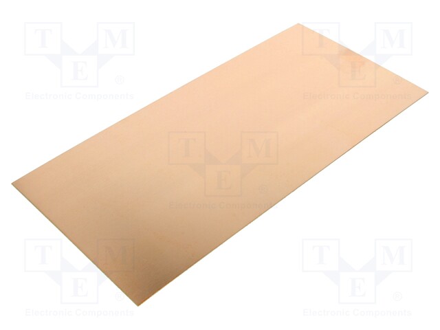 Laminate; FR4; 0.6mm; L: 210mm; W: 100mm; Coating: copper