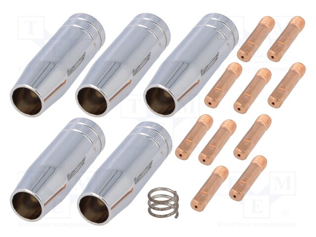 Spare part: MIG/MAG gas and current nozzles set