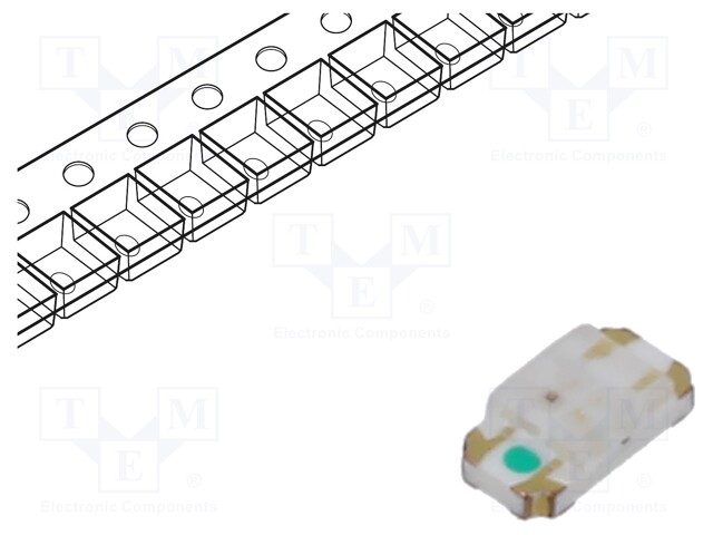 LED; SMD; 1206; red/green; 3.2x1.6x0.95mm; 120°; 1.7÷2.3/2.7÷3.3V