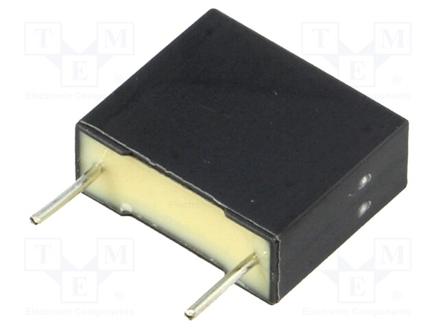 Capacitor: polypropylene; Y2; 3.3nF; 10mm; ±20%; 13x4x9mm; 300VAC