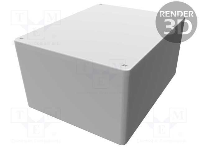 Enclosure: multipurpose; X: 95mm; Y: 121mm; Z: 61mm; 1590; aluminium