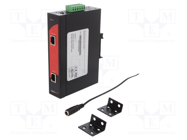 Industrial module: switch PoE Ethernet; unmanaged; 44÷57VDC