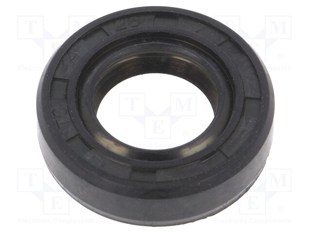 Oil seal; NBR; D: 7mm; -40÷100°C; Shore hardness: 70; Øhole: 26mm