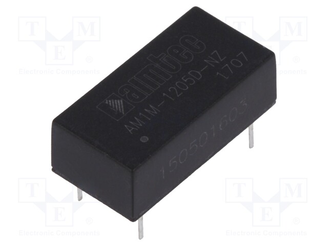 Converter: DC/DC; 1W; Uin: 10.8÷13.2V; Uout: 5VDC; Uout2: -5VDC; 2.4g