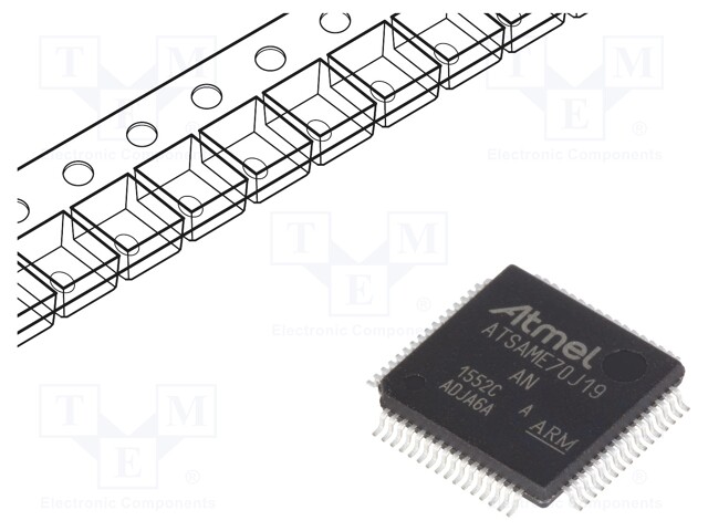 ARM microcontroller; SRAM: 256kB; Flash: 512kB; LQFP64; 160pcs.